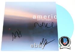 American Football Signed 2019 Vinyl Record Album Lp Beckett Coa Mike Kinsella X3
