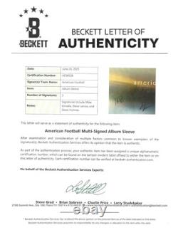 American Football Signed 2019 Vinyl Record Album Lp Beckett Coa Mike Kinsella X3