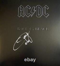 Angus Young Autographed Signed Ac/dc Back In Black Vinyl