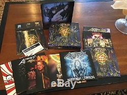 Anthrax For All Kings 7 VINYL SINGLE BOX SET MEGA FORCE AUTOGRAPHED SIGNED