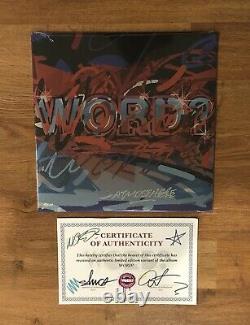 Atmosphere WORD SEALED LP Vinyl VIZIE VARIANT with Autographed Certificate