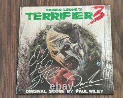 Authentic Signed VINYL LP Original Score TERRIFIER 3 CoA Included