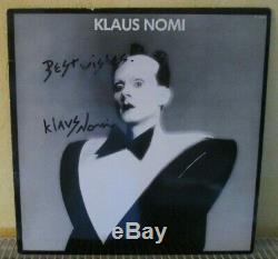 Autographe dédicace signed autogramm KLAUS NOMI lp 12 vinyl