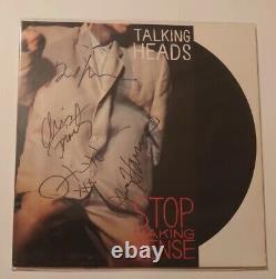 Autographed 1st Pressing Talking Heads Stop Making Sense Vinyl