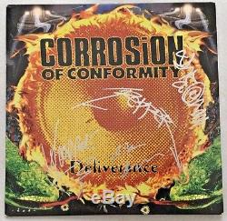 Autographed Corrosion Of Conformity Deliverance Vinyl 1994 Etched