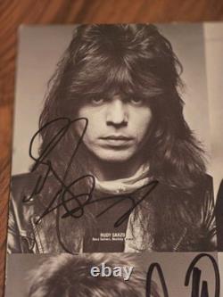 Autographed Quiet Riot Mental Health Vinyl LP Record Album