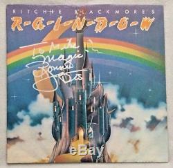 Autographed Rainbow Ritchie Blackmore's Rainbow Vinyl Ronnie James Dio