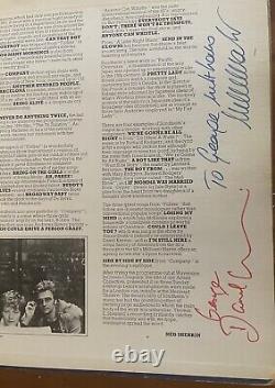 Autographed Signed 2x LP London Cast Side By Side By Sondheim