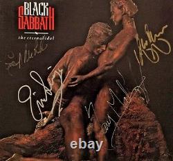 Autographed/Signed Black Sabbath The Eternal Idol Vinyl ELO Tony Martin + 3