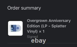 Autographed Signed JOYCE WRICE Overgrown White Splatter PRESALE Vinyl LP LE/100