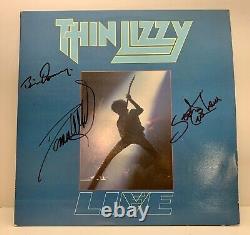 Autographed THIN LIZZY life live (1st uk press) 2X LP VERD6, vinyl