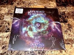Avenged Sevenfold Rare Band Signed Vinyl LP Record The Stage Autographed + COA