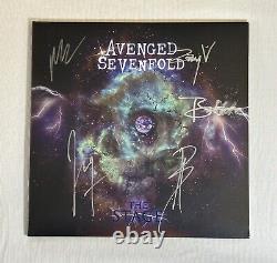 Avenged Sevenfold The Stage Band Signed Autograph LP Vinyl Record Dual A7X