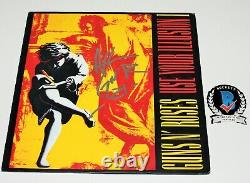 Axl Rose Signed Guns N' Roses'use Your Illusion' Album Vinyl Record Beckett Coa