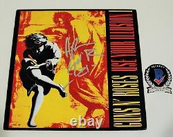 Axl Rose Signed Guns N' Roses'use Your Illusion' Album Vinyl Record Beckett Coa