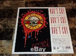 Axl Rose & Slash Signed Guns N' Roses 12 Vinyl EP Record Don't Cry Autographed