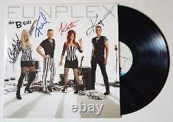 B-52's SIGNED Funplex Vinyl Record #1 JSA COA Autographed Fred Keith Cindy Kate