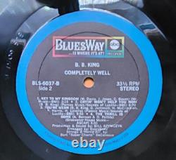 BB King Completely Well Signed Label BluesWay BLS-6037 Gatefold LP COA EX/VG+