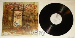 BLACK SABBATH Mob Rules RECORD LP VINYL 80's Autographed Signed RONNIE JAMES DIO