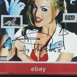 BLINK-182 Signed Vinyl Record Custom Framed JSA COA ENEMA BARKER DELONGE HOPPUS