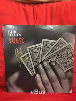 BOB DYLAN Fallen Angels AUTOGRAPHED Signed Vinyl Record LP AMAZING ALBUM