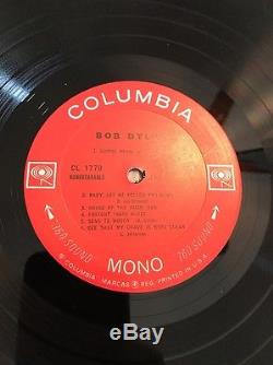 BOB DYLAN Self Lp SIGNED Vinyl Record Album Mono CL 1779
