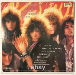 BON JOVI Signed 7800 Fahrenheit Vinyl Record Album Autographed By Four 4 Members