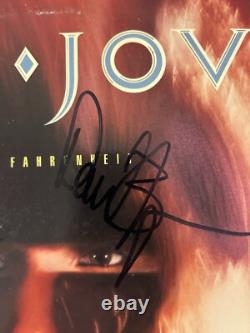 BON JOVI Signed 7800 Fahrenheit Vinyl Record Album Autographed By Four 4 Members