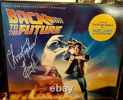 Back To The Future Christopher Lloyd autographed signed vinyl record JSA Cert