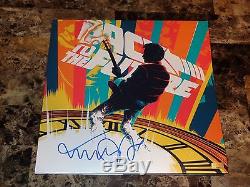 Back To The Future RARE Signed Mondo Movie Vinyl Soundtrack Michael J Fox PROOF