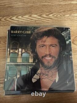 Barry Gibb Signed Album Vinyl Lp 33 Now Voyager Bee Gees Autograph Singer