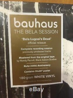 Bauhaus, The Bela Session SIGNED BY ALL ORIGINAL MEMBERS White 180g Vinyl