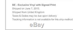 Beady Eye Liam Gallagher BE GF DOUBLE VINYL LP Record AUTOGRAPHED Signed OASIS