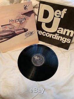 Beastie Boys Signed By All 3 Licenced To ILL Def Jam Vinyl Old School Lp Record