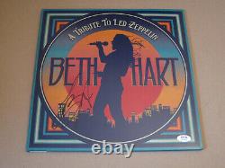 Beth Hart Signed Tribute to Led Zeppelin vinyl. Two record set with PSA COA