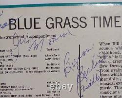 Bill Monroe Blue Grass Time Autographed Promotional Lp Dl-4896 Vinyl