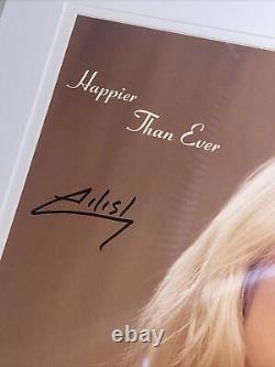 Billie Eilish Hand Signed Happier Than Ever Vinyl- Framed