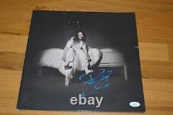 Billie Eilish Signed When We All Fall Asleep. Vinyl LP Cover JSA Hologram