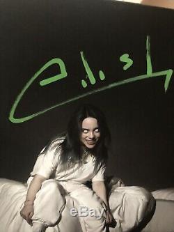 Billie Eilish When We All Fall Asleep Where Do We Go Signed Vinyl Record RARE