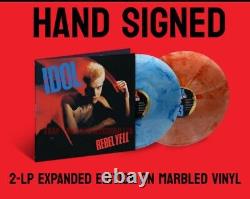 Billy Idol Rebel Yell Vinyl Expanded Edition Autographed Signed Limited 2LP