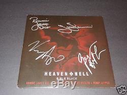Black Sabbath Signed 7 Vinyl Ronnie James Dio Tony Iommi Geezer Heaven And Hell