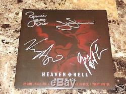 Black Sabbath Signed 7 Vinyl Ronnie James Dio Tony Iommi Geezer Heaven And Hell