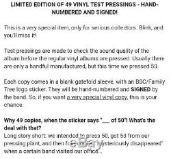 Black Stone Cherry Family Tree Limited Edition Signed Test Pressing Vinyl 2 LP
