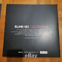 Blink-182 California White Vinyl Record LP Rare Autographed Signed OOP 180g