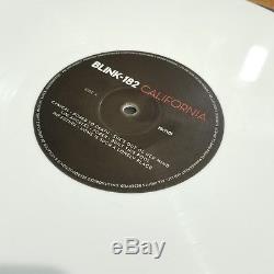 Blink-182 California White Vinyl Record LP Rare Autographed Signed OOP 180g