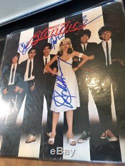 Blondie Band Signed Autograph Debbie Harry Vinyl Stein Burke Wave Parallel Lines