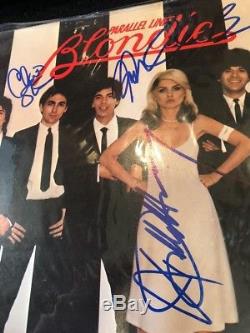 Blondie Band Signed Autograph Debbie Harry Vinyl Stein Burke Wave Parallel Lines