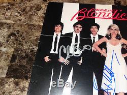 Blondie Rare Authentic Band Signed Vinyl Lp Parallel Lines Deboroah Debbie Harry