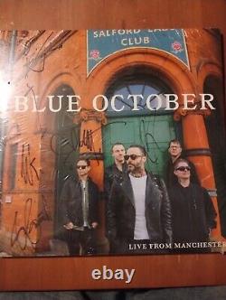 Blue October Live From Manchester Vinyl Record Autographed