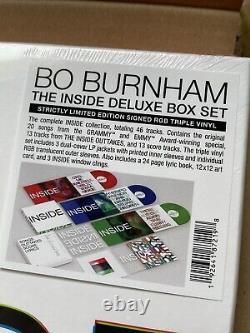 Bo Burnham HAND SIGNED LP Inside Deluxe Box Set Vinyl Record NEW 2022 PREORDER